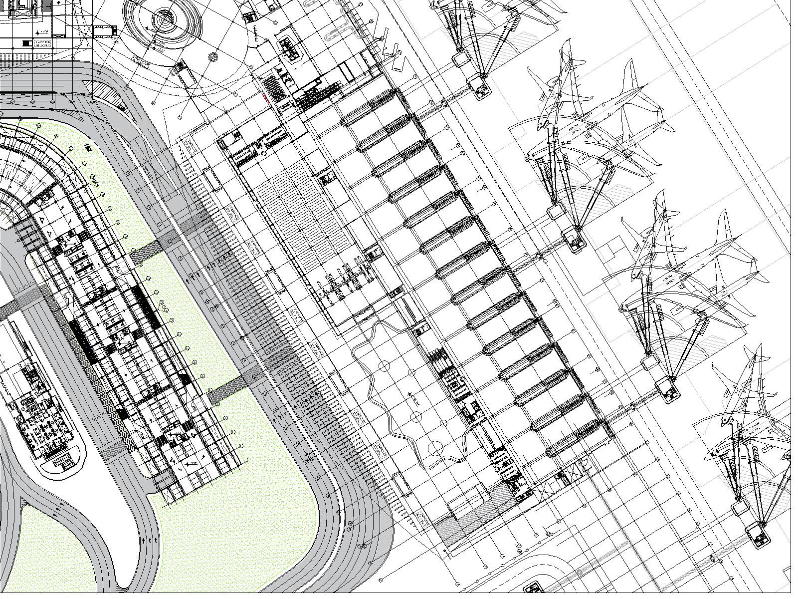 Plano conforme a obra del sistema CCTV del Aeropuerto Internacional de Ezeiza